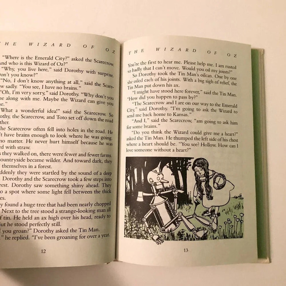 Vintage 1984 The Wizard  Of Oz Retold by William Furstenberg Weekly Reader - Picture 11 of 15